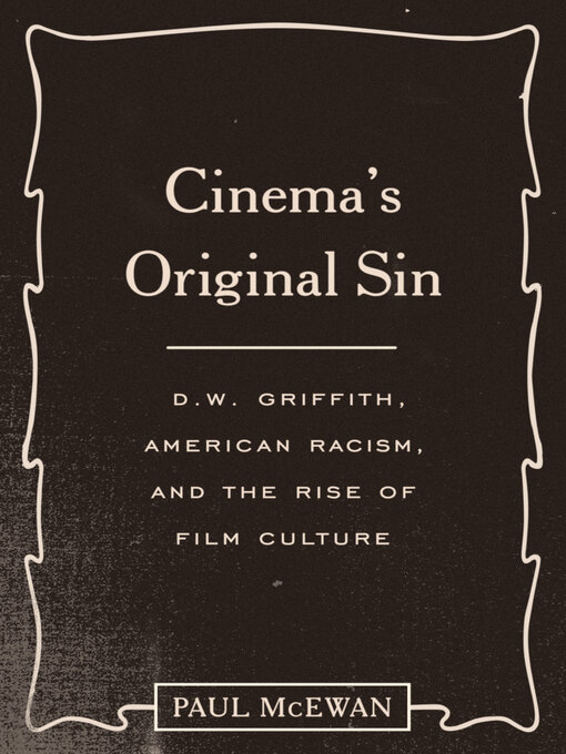 Cover image for Cinema's Original Sin